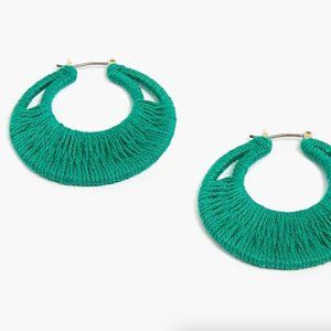 Jcrew - Earrings - Threaded wrapped hoop